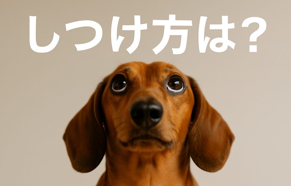 ミニチュアダックスフンド　吠えるしつけの考え方