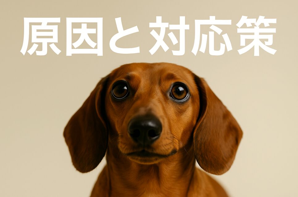 ミニチュアダックスフンド　吠える原因と対応策