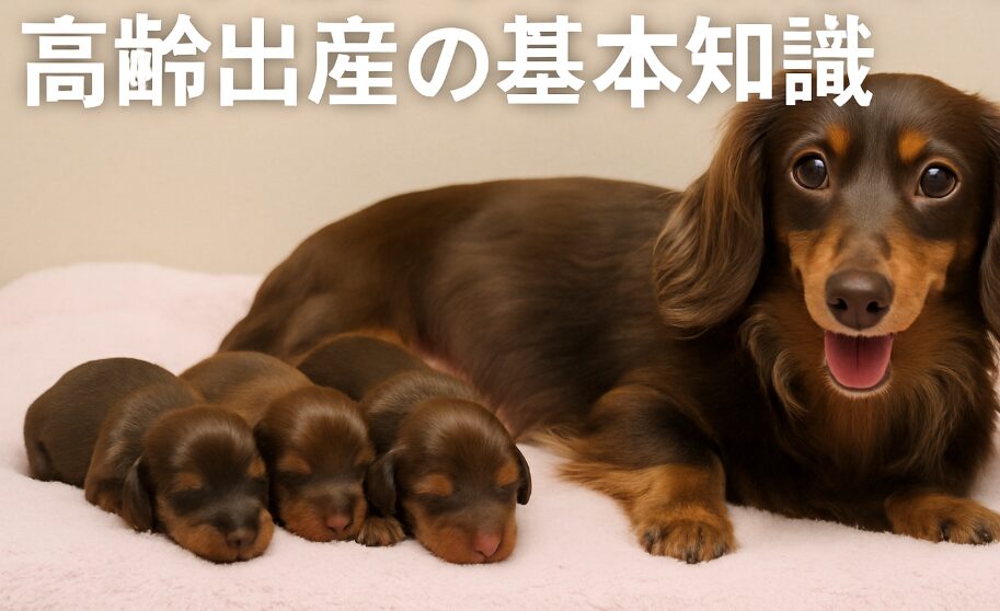 ミニチュアダックスフンド高齢出産の基本知識